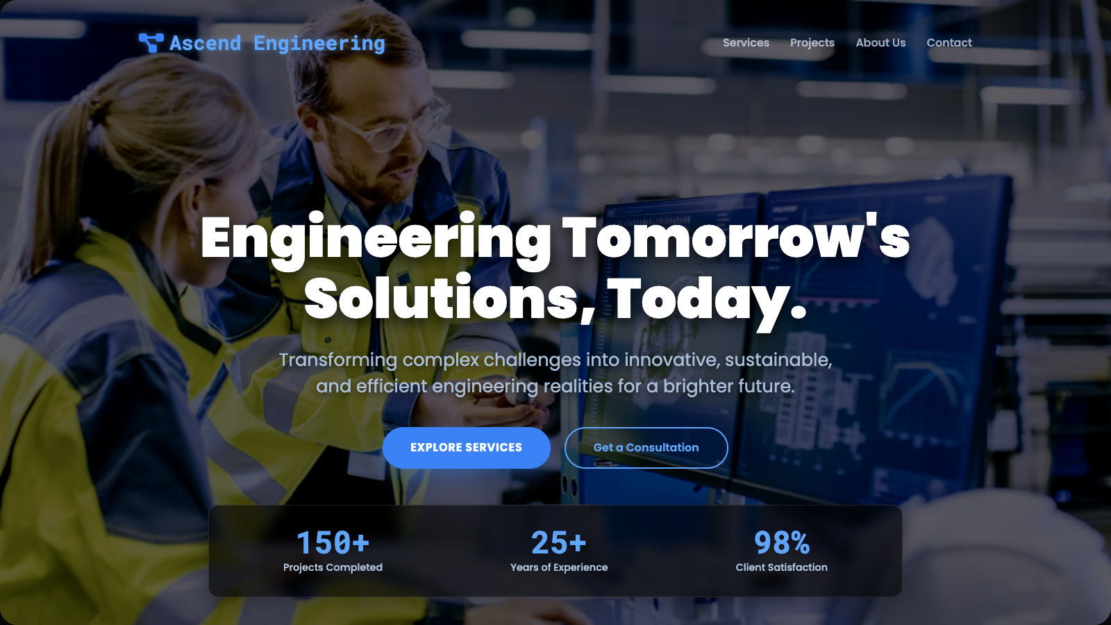 Consulting Website Example