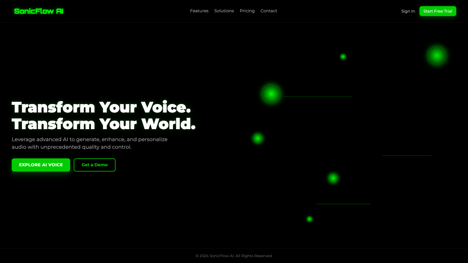 Business Website Example 1